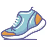 Vektor-Schuh zeichnen