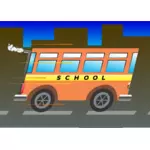 Школьный автобус векторное изображение
