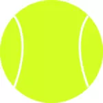 Tennis pallo vektori piirustus