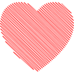 Heart scribble effect | Public domain vectors