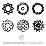 Vector pack of abstract design elements