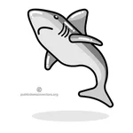 Imagem vetorial de tubarão