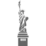 Gambar vektor dari Patung Liberty