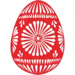Vecteur, dessin d'oeuf de Pâques