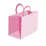 Rosa shopping väska