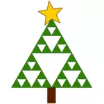 几何的圣诞树