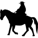 Cowboy silhouet