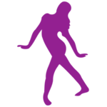 Purple ballerina dancing | Public domain vectors