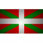 Vettore di bandiera basca