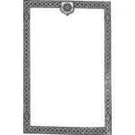 Islamic decorative frame vector image