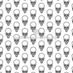 Skulls wallpaper pattern