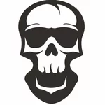 Skull silhouette graphics