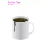 Vektorgrafikken kaffe i koppen