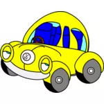 Vector de la imagen del escarabajo VW con los ojos