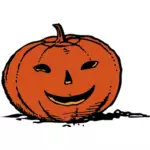 Scary smiling Jack-o-lantern vector graphics