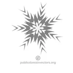 Snowflake vector art