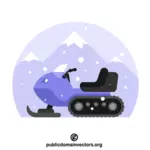Pojazd skuterem śnieżnym