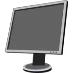 Disegno vettoriale di PC display