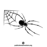クモの巣のベクター画像