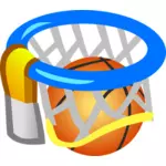 बास्केट बॉल वेक्टर छवि