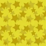 Image de vecteur d'étoiles d'or motif sans soudure