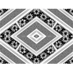 Black and white seamless pattern vector