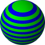 Striped ball