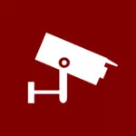 Surveillance camera vector clip art