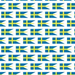 Pola mulus bendera Swedia