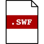 SWF-pictogram vector afbeelding