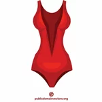 ملابس السباحة الحمراء