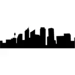 Sydney skyline van silhouet vector afbeelding
