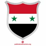 Syrische Flagge Wappen