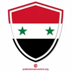시리아 국기 전령 방패