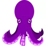 Cartoon octopus vectorillustratie