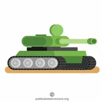Military vehicle cartoon image