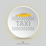 Taxi sign rund form