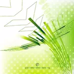 Green abstract technology background vector