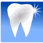 歯のホワイトニング ベクトル画像