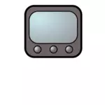 Television pettern vector drawing