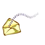 Electronic mail icon vector image
