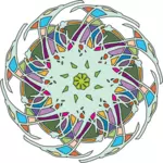 Imágenes Prediseñadas Vector del globo colorido elementos rotos
