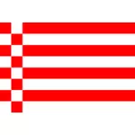 Vlajka Brémy vektorové ilustrace