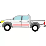 Toyota Hilux vector drawing