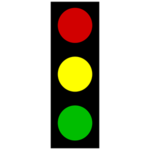 Traffic lights symbol vector image | Public domain vectors