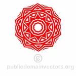 Arabic shape vector drawing
