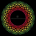 Colorful tribal vector design