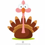 Turkey bird vector image