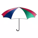 Gráficos vectoriales de coloridos paraguas