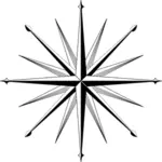Kompas steeg vector afbeelding